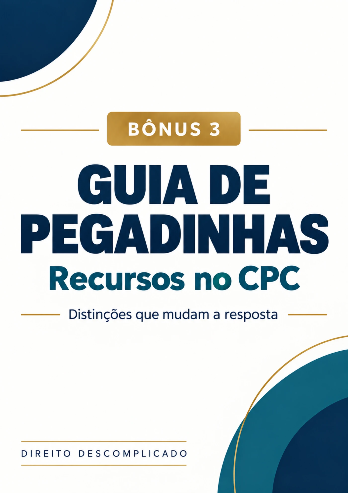 Capa do Guia das Pegadinhas Mais Comuns em Recursos